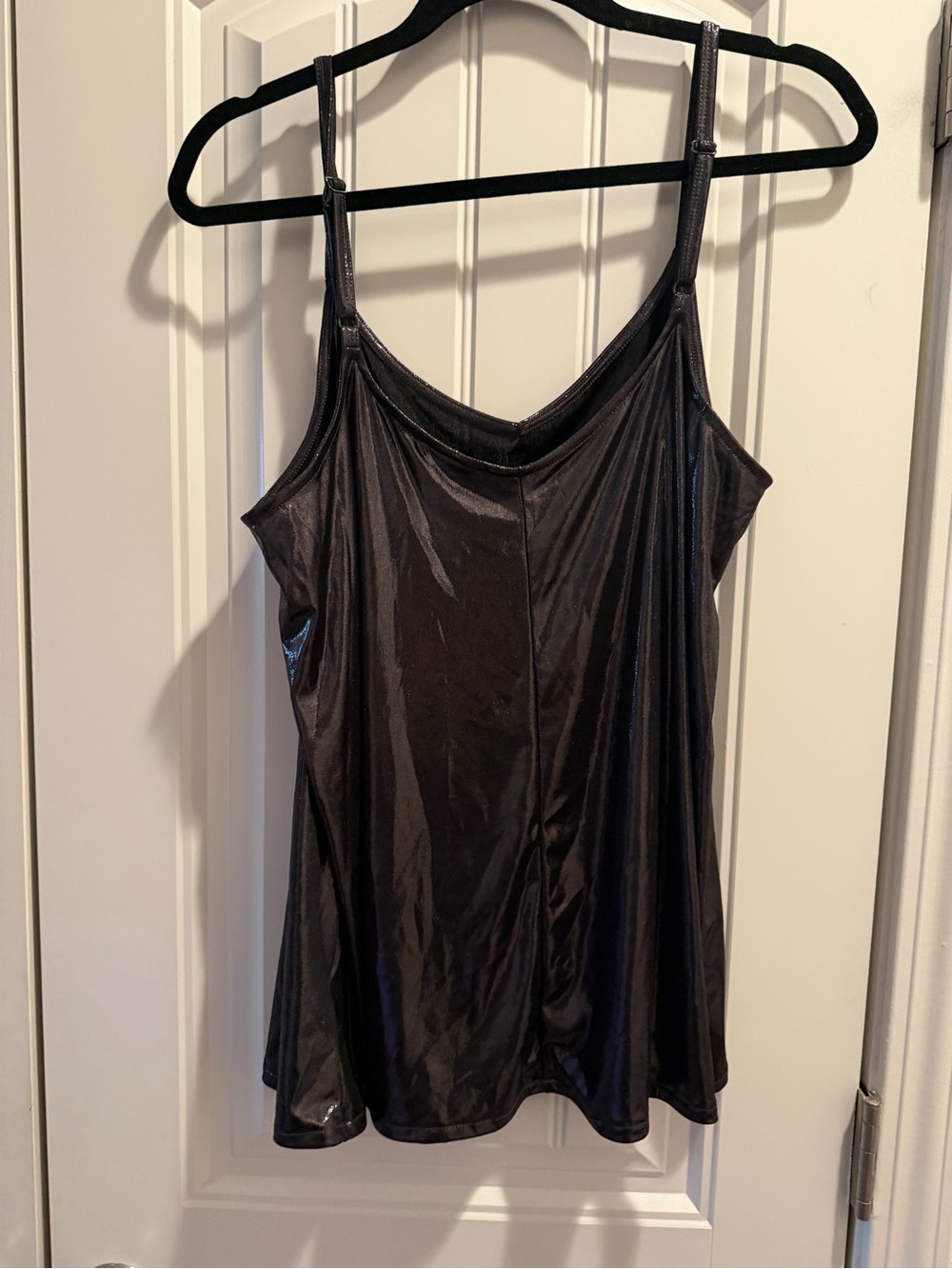 torrid Black Satin-Look Camisole Tank